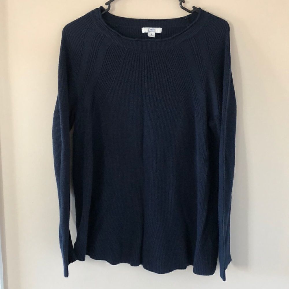 Croft & Barrow Navy Blue Sweater M
